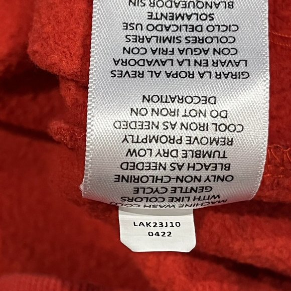 Kid’s Youth Red Pullover Red Hoodie Sweatshirt NB Graffiti Design Medium (10/12) - Picture 11 of 16